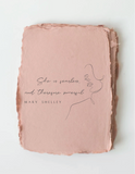 She Is Fearless Greeting Card by Paper Baristas