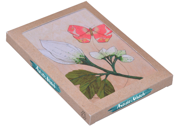 8 Assorted Boxed Flowers and Birds Notecards by Artists to Watch
