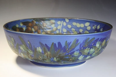 Flat-Sided Short Serving Bowl - Medium by Butterfield Pottery
