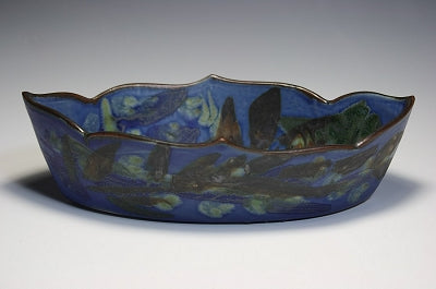 Lotus Olive Boat by Butterfield Pottery