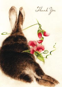 Rabbit Thank You Card from Artists to Watch