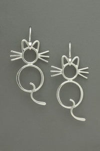 Cat Earrings by Thomas Kuhner