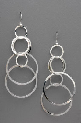 Lacy Circle Earrings by Thomas Kuhner