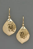 Hammered Teardrop Earrings by Thomas Kuhner