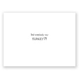 Thanksgiving Turkey Thief Greeting Card from Great Arrow Cards