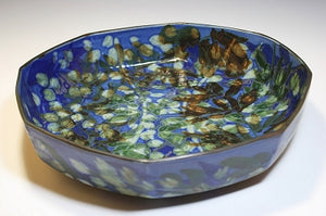 Eight-Sided Serving Bowl by Butterfield Pottery