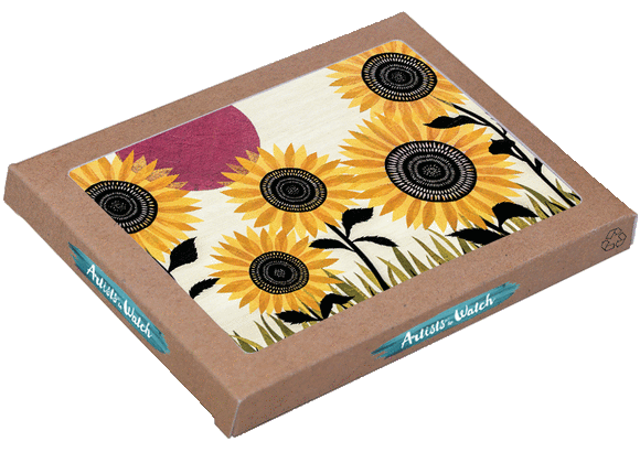 8 Assorted Boxed Flowers Notecards by Artists to Watch
