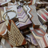 Wooden Key Rings by Mark Bakula