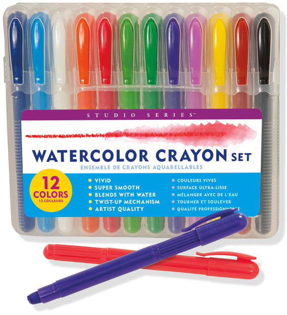 Watercolor Crayons: Set of 12