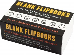 Blank Animation Flip Books - 3 Pack