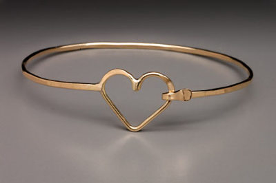 Heart Clip Bracelet by Thomas Kuhner