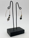 Curve Appeal Earrings - Black Goes With Everything by Brian Watson