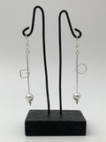 A Square Peg in a Round Hole Earrings - Frost by Brian Watson