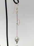 A Square Peg in a Round Hole Earrings - Frost by Brian Watson
