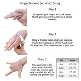 Beaded Bangle Bracelet - Copper by High Strung Studio