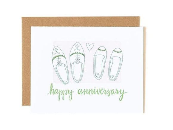 Happy Anniversary Shoes Card by 1canoe2