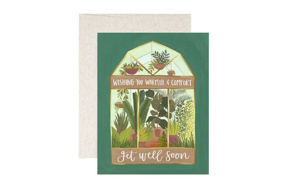 Greenhouse Get Well Card by 1canoe2