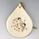 Chickadees Ornament by Jen Stein