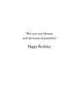 Hollyhocks Birthday Card from Artists to Watch