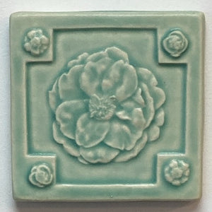Camilia 4" x 4" Tile by Whistling Frog