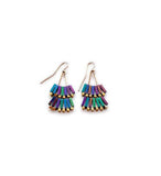 Fan Earrings by Trecy Bleich