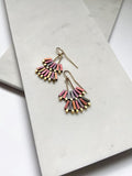 Fan Earrings by Trecy Bleich