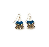 Fan Earrings by Trecy Bleich
