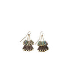 Fan Earrings by Trecy Bleich