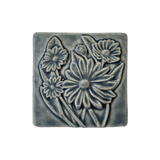 Daisies 4" x 4" Tile by Whistling Frog