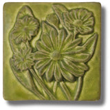 Daisies 4" x 4" Tile by Whistling Frog