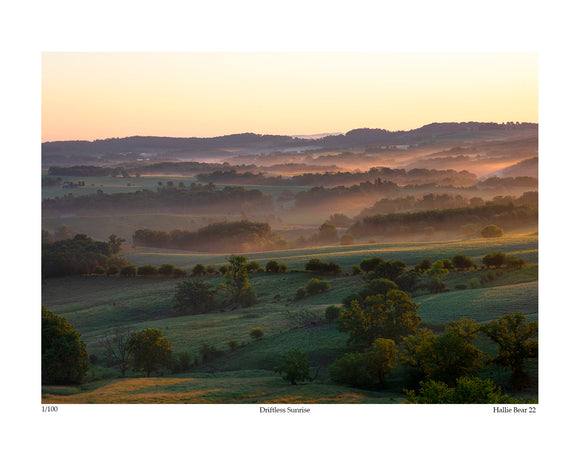 Driftless Sunrise Photo Print by Hallie Bear