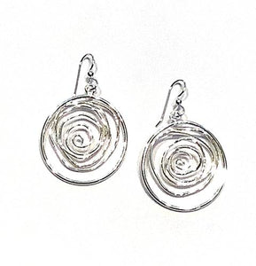 Swirls Earrings by Shirley Price