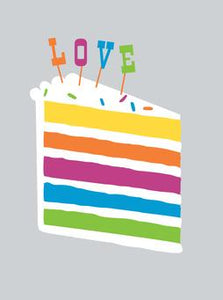 Wedding Rainbow Cake Greeting Card from Great Arrow Cards