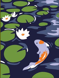 Sympathy Koi Pond Greeting Card from Great Arrow Cards