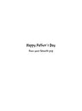 Father's Day Dogs Greeting Card from Great Arrow Cards