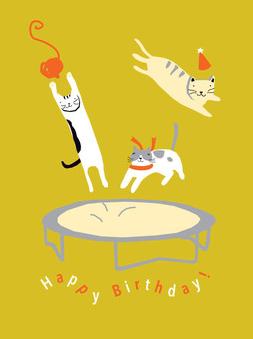 Birthday Cats Greeting Card from Great Arrow Cards