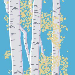 Sympathy Birch Greeting Card from Great Arrow Cards