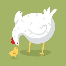 Baby Chicken Greeting Card from Great Arrow Cards