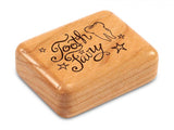 Tooth Fairy 2" Flat Narrow Secret Box by Heartwood Creations