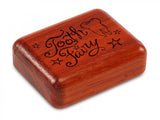 Tooth Fairy 2" Flat Narrow Secret Box by Heartwood Creations