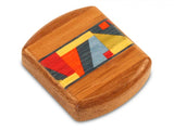 Assorted Inlay 2" Flat Wide Secret Box by Heartwood Creations