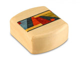 Assorted Inlay 2” Medium Wide Secret Box by Heartwood Creations