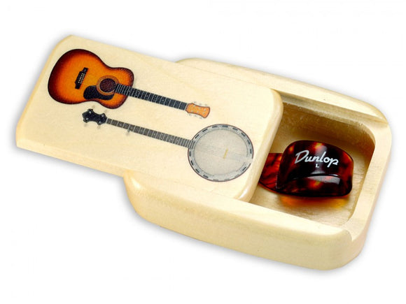 Guitar Finger-Pick Aspen Treasure Box