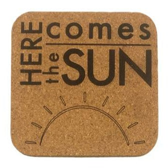 Here Comes the Sun Coaster by High Strung Studio