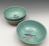 Bluebird Bowl by Bluegill Pottery