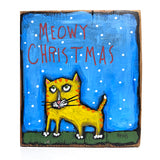 Meowy Christmas Block by David Hinds