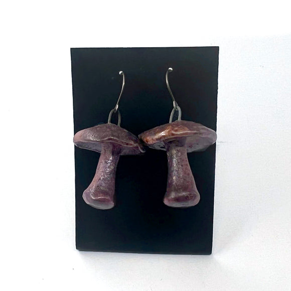 Mushroom Earrings by Tab Link