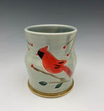 Cardinal Tumbler by Bluegill Pottery