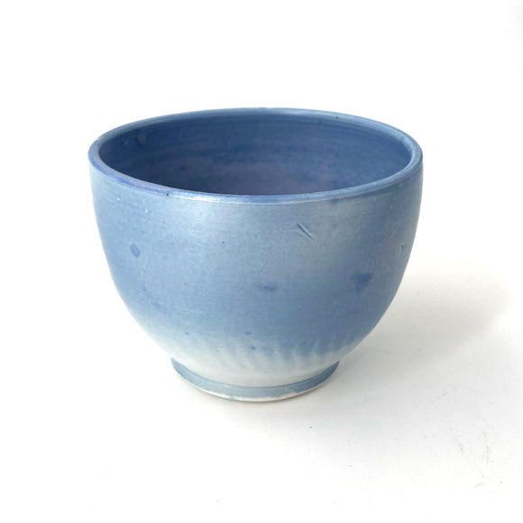 Small Violet Soup Bowl by Kathy Balk