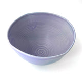 Violet Large Squared Bowl by Kathy Balk